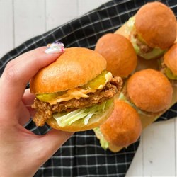 BAKERS MAISON MILK BUN SLIDER 150 X 35GM