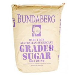 BUNDABERG WHITE SUGAR GRADED 25KG