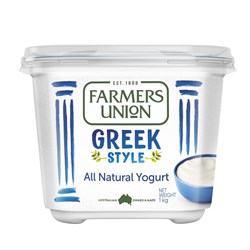 DAIRY FARMER'S GREEK STYLE YOGHURT 1KG