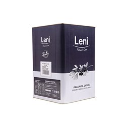 LENI HALVED KALAMATA OLIVES 10KG