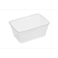 GENFAC 1000ML CLEAR RECT CONTAINER 500's
