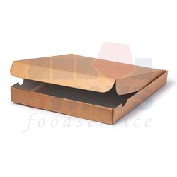 13" PIZZA BOX BROWN PLAIN B/F 50's