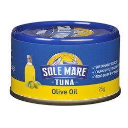 SOLE MARE TUNA IN OLIVE OIL 24 X 95GM