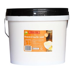 WOMBAT VALLEY ROASTED GARLIC AIOLI SAUCE 10KG