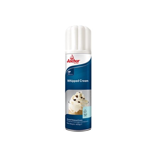 ANCHOR AEROSOL WHIPPED CREAM 12 X 400GM