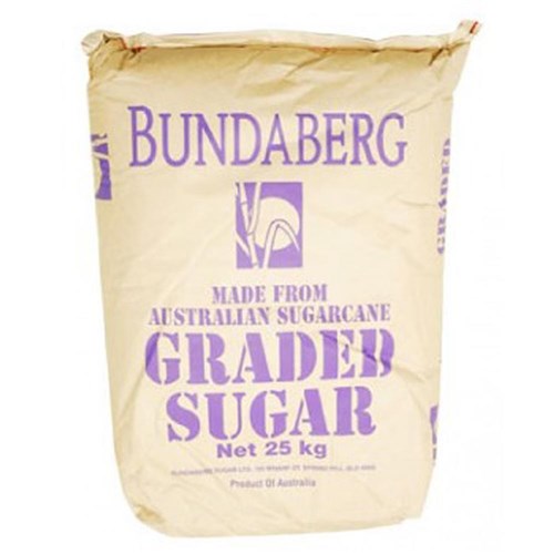 BUNDABERG WHITE SUGAR GRADED 25KG