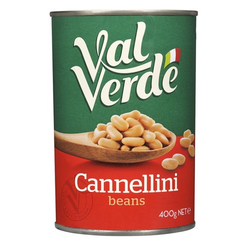 VAL VERDE CANNELLINI BEANS 400GM