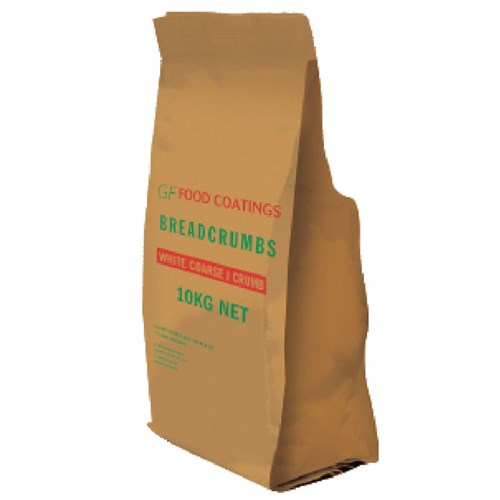 GF FOOD COATINGS COARSE WHITE BREADCRUMBS 10KG