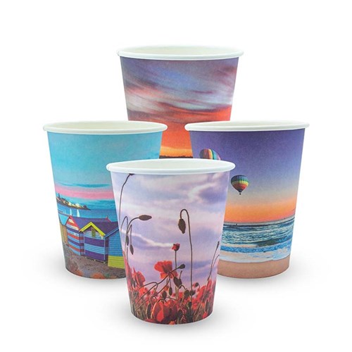 HUHTAMAKI 12OZ COFFEE CUP SINGLE WALL 1000's