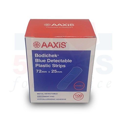 HEALBAND BLUE PLASTIC STRIPS 100's