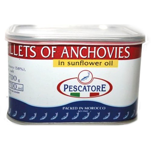 PESCATORE ANCHOVY FILLET 700GM