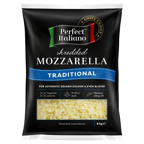 PERFECT ITALIANO MOZZARELLA SHRED 2 X 6KG