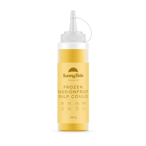 SUNNYSIDE PASSIONFRUIT PULP COULIS 500GM