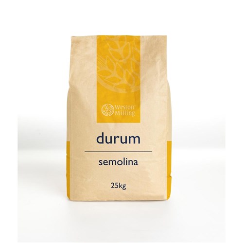 WESTON MILLING DURUM SEMOLINA 25KG