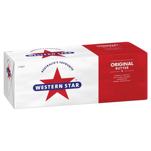 WESTERN STAR ORIGINAL SALTED BUTTER 1.5KG