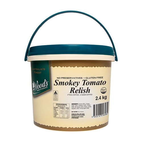 WOOD'S SMOKEY TOMATO RELISH 2.4KG